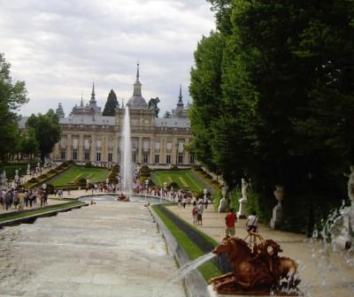 La Granja. Segovia. En familia