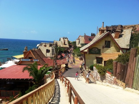 Popeye turismo familiar Malta con niños