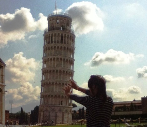 Cuatro a bordo Pisa Italia