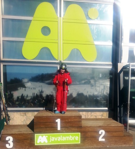 Esquiar con niños  Javalambre con niños