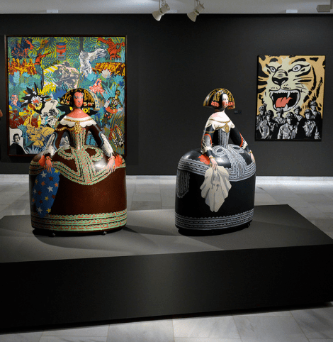 Equipo Crónica en el Centro Cultural Bancaja